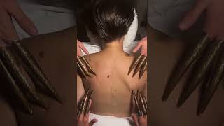 ASMR back scratching for tingles & sleep #asmr #asmrmassage #backscratching