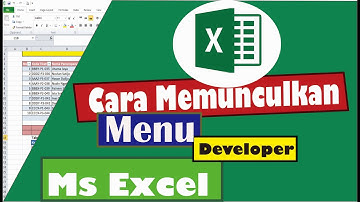 cara memunculkan menu developer pada excel 2010