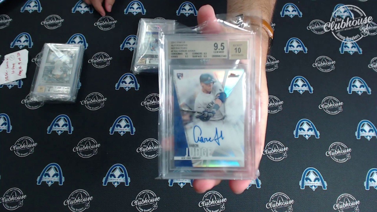 JULY 2017 BECKETT GRADING Group Submission Reveal for The Clubhouse