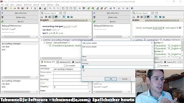 Spellchecking Tutorial: tlTerm terminology software, TLex lexicography software