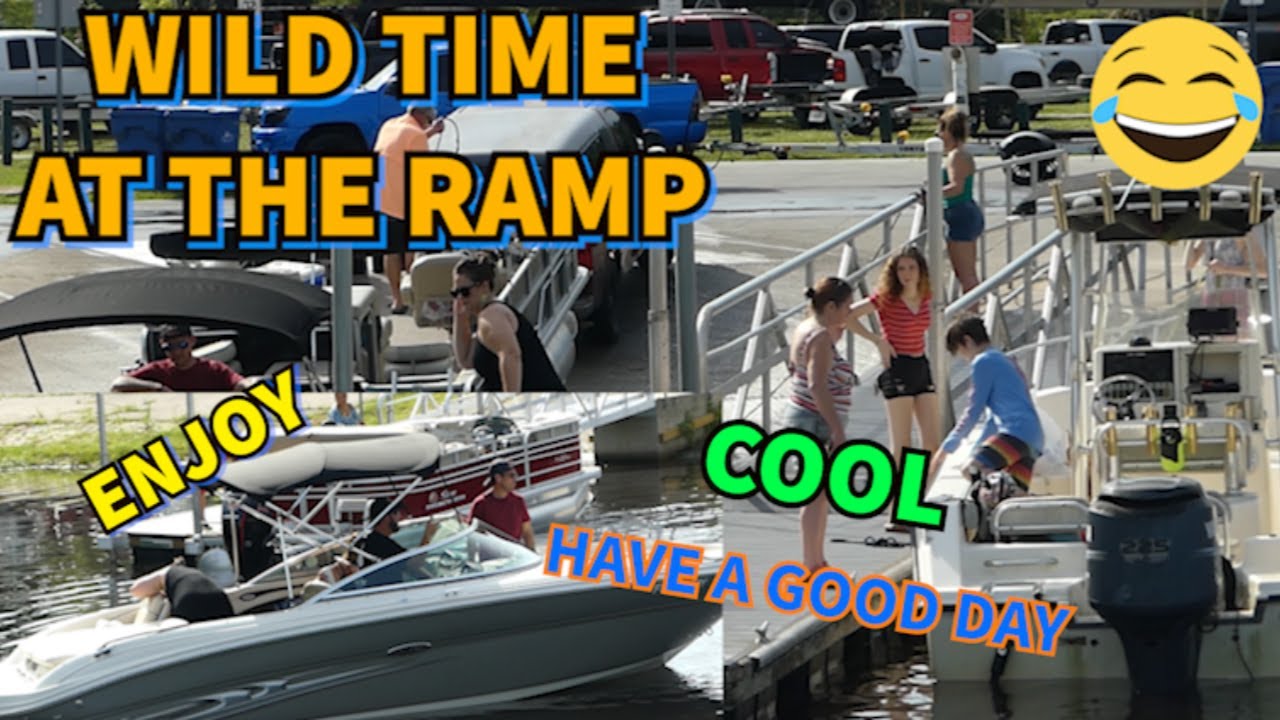 Wild Time At The Boat Ramp Another Crazy Day Oh Yeah - YouTube