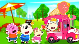 Who Wants Ice Cream?  Wolfoo Play Selling Ice Cream Game🍦 Wolfoo's Ice Cream Truck screenshot 1