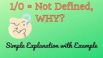 One Divided By Zero | 1/0 = Not Defined, Why? | Simple Explanation | Learn Maths | Basic Mathematics