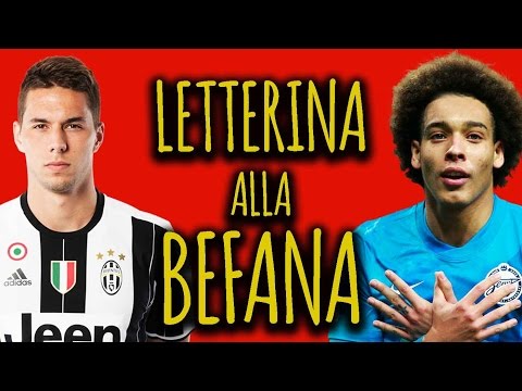 LETTERINA ALLA BEFANA - Con i nomi dei calciatori - #2 - Daniele Brogna