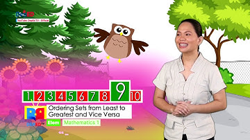 Grade 1 Math Q1 Ep 8: Ordering Sets from Least to Greatest and Vice Versa