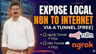Expose Local n8n to the Internet for FREE (ngrok & n8n Tunnel Guide)