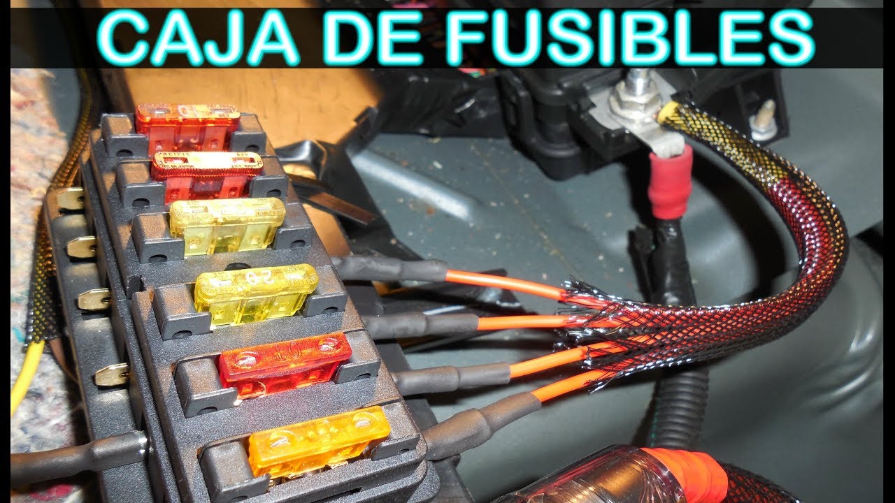 Como Instalar una Caja de Fusibles Adicional (extra) en el auto 