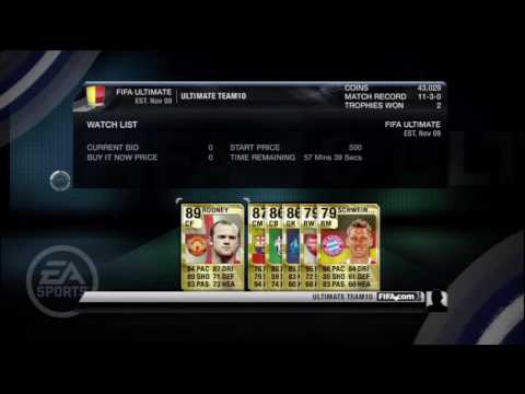 FIFA 10 Ultimate Team - Введение - Создание команды - Стартовые игроки.