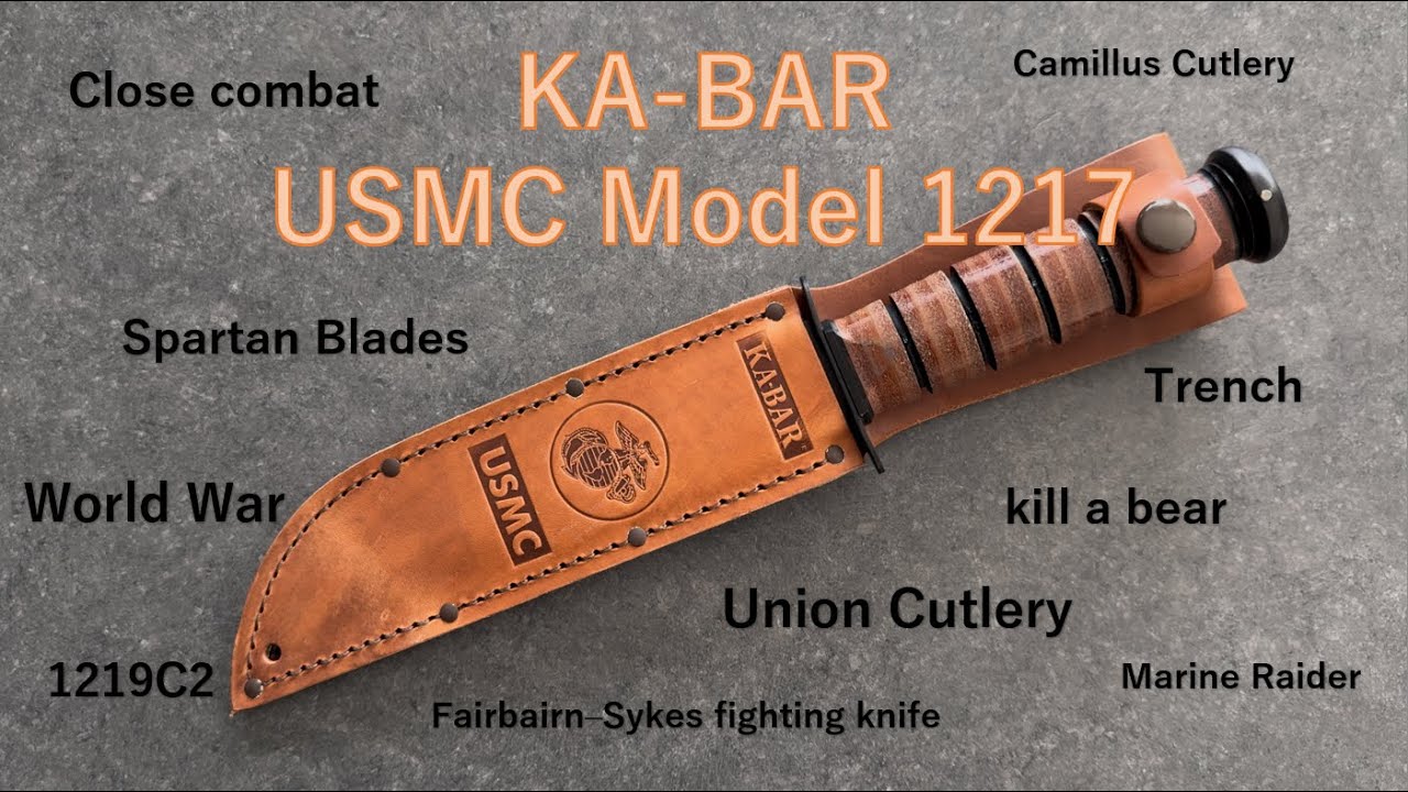 Introducing the Ka-Bar 1217 along with the history of military