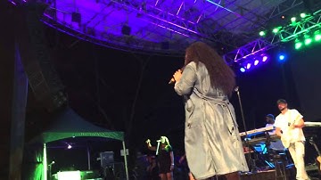 Jazmine Sullivan " Need U Bad " Live Summer Stage NYC