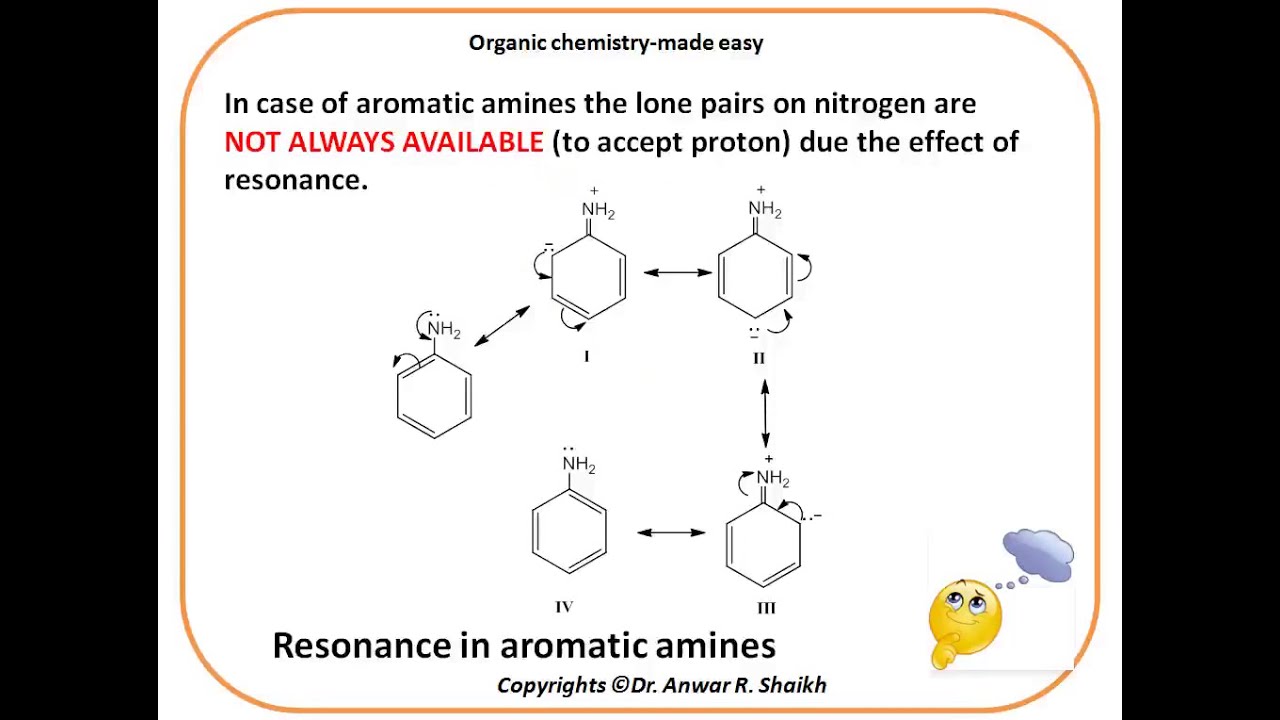 aromatic-amines-are-less-basic-then-aliphatic-amines-youtube