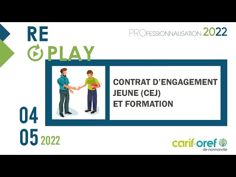 Webinaire de présentation des CEJ à destinations des Organismes de formation normands