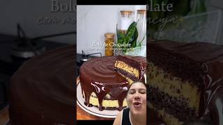 BOLO DE CHOCOLATE COM MOUSSE DE MARACUJÁ É A RECEITA DE HOJE!#receitas #chocolate #maracuja