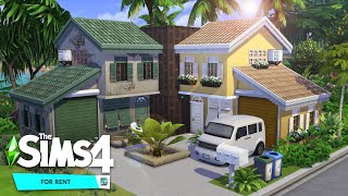 Opposite Duplexes // The Sims 4 Speed Build: For Rent