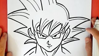 Impara A Disegnare Goku Anime Cartoon