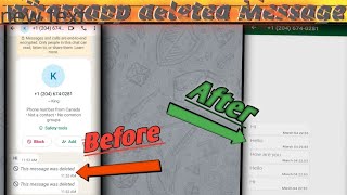 How to Read Deleted WhatsApp Messages (No App Needed!) screenshot 4