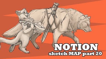 Notion sketch 24 hour map | part 20 | The Witcher TV series