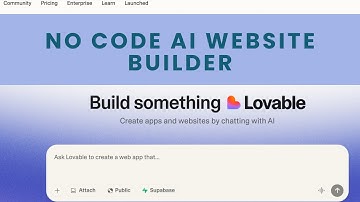 Build Websites in Minutes with Lovable.dev | No Code AI Website Builder