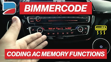BIMMERCODE: CODING IN AC MEMORY FUNCTIONS ON THE F30 BMW