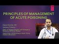 Emergency Medicine | Principles of Management of Acute Poisoning | Made Easy by Dr. Rupak Bhandari