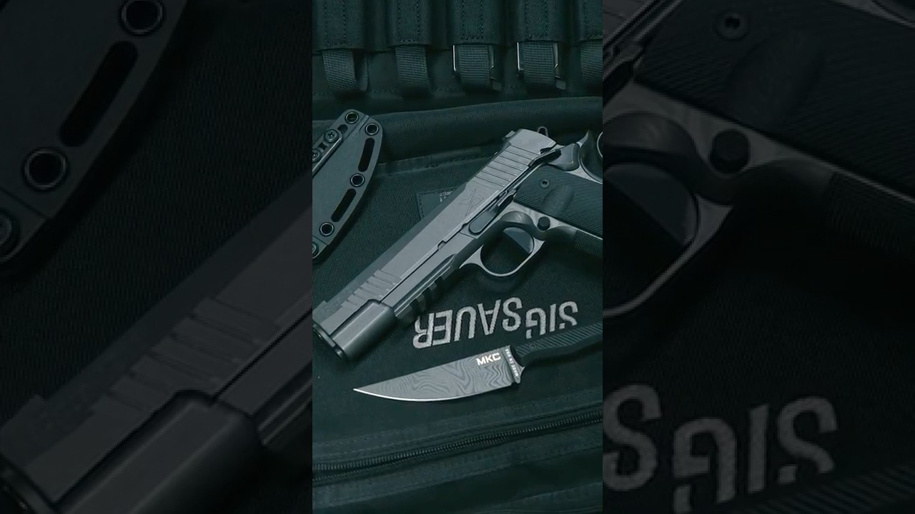 SIG SAUER x MKC: SIG SHORTS limited edition Damascus Cerakote