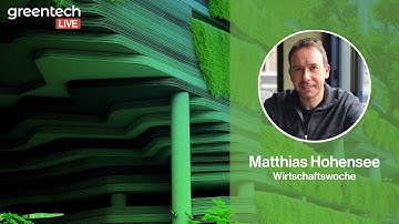 Greentech.Live Conference 2022 | Matthias Hohensee, Silicon Valley Korrespondent Wirtschaftswoche