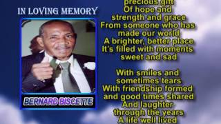Bernard Biscette memorial 2