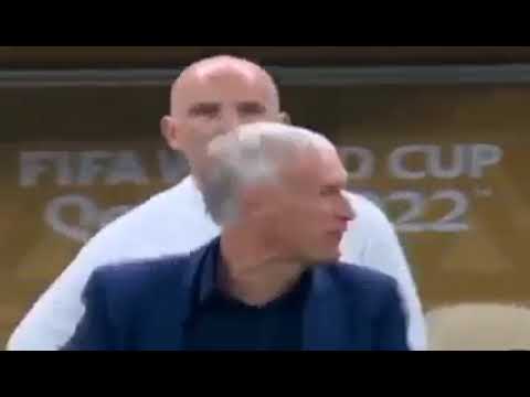 رد فعل عنيف لمدرب منتخب فرنسا ديديه ديشامب على اللاعب توماس ترام بعد خسارة كأس العالم أمام الأرجنتين