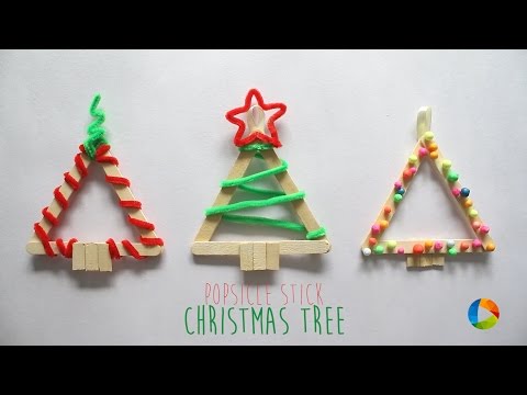 DIY : Christmas Tree (Popsicle Stick)