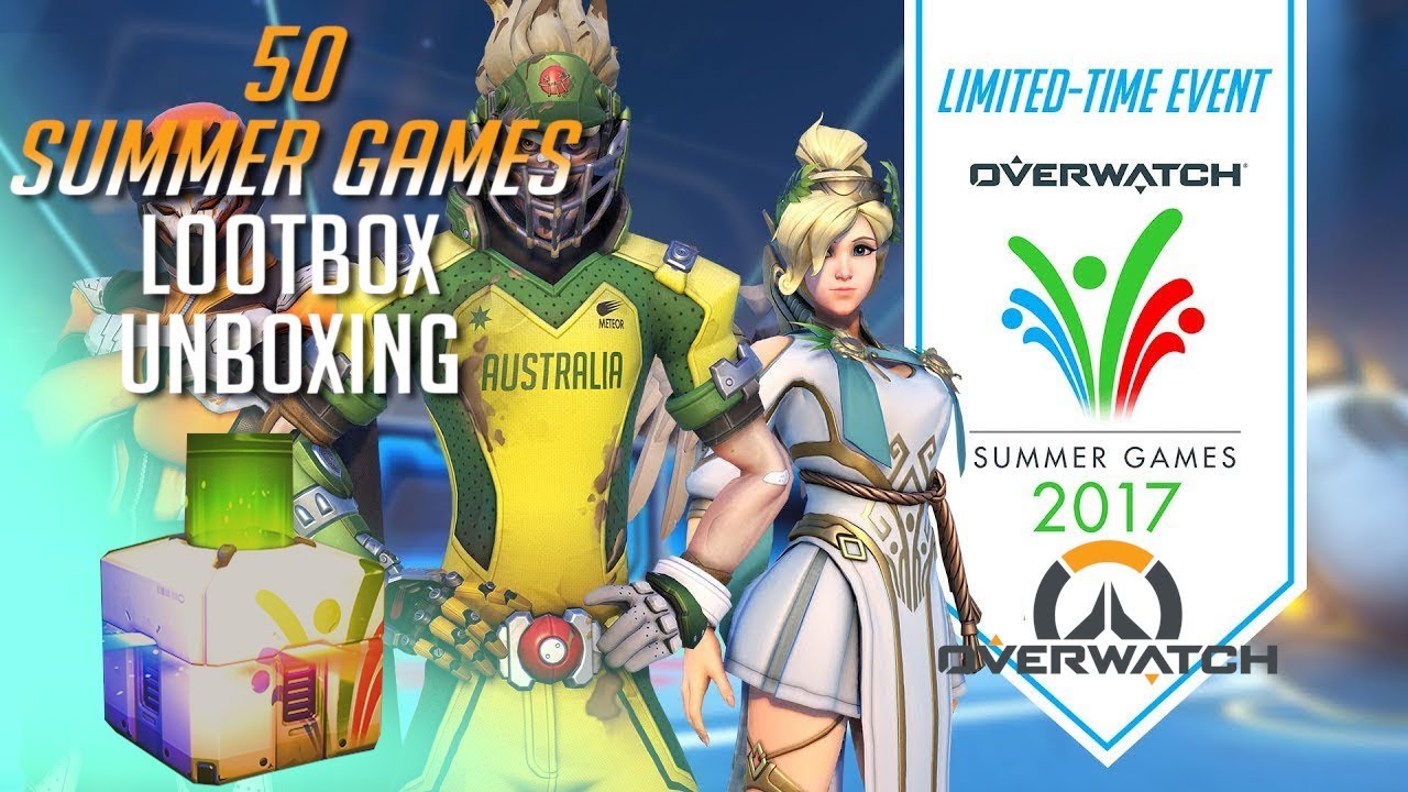 [UNBOXING] Overwatch - 50 Summer Games Lootbox Unboxing!