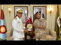 Cns admiral muhammad amjad khan niazi meets military heads of qatar forces  visits naval facilities