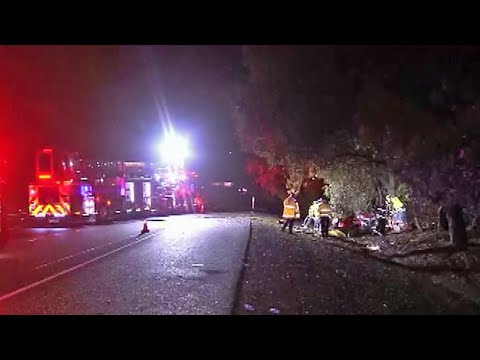 Raw Video: 3 Die in Early-Morning Crash on Hwy 24 Near Orinda