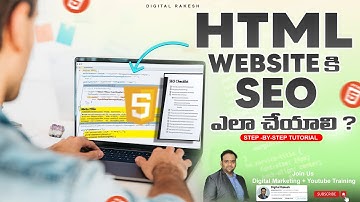 How to do on page SEO in your HTML website step by step tutorial || Digital Rakesh