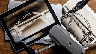 Making Digital Negatives -  Drone Images In The Darkroom & Lith Printing