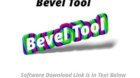 Bevel Tool usage in Xara PhotoGraphics Designer Pro Software