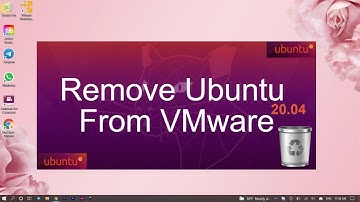 How To Remove (Linux)  Ubuntu virtual machine 20.04 from VMware