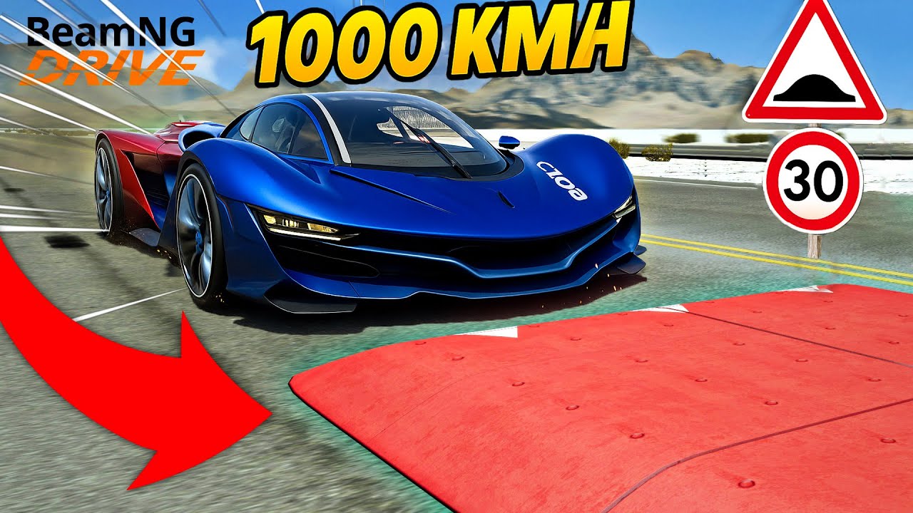 ARRIVER à 1000 Km/h sur un DOS D'ANE... Ca fait quoi ? (Beamng Experience)