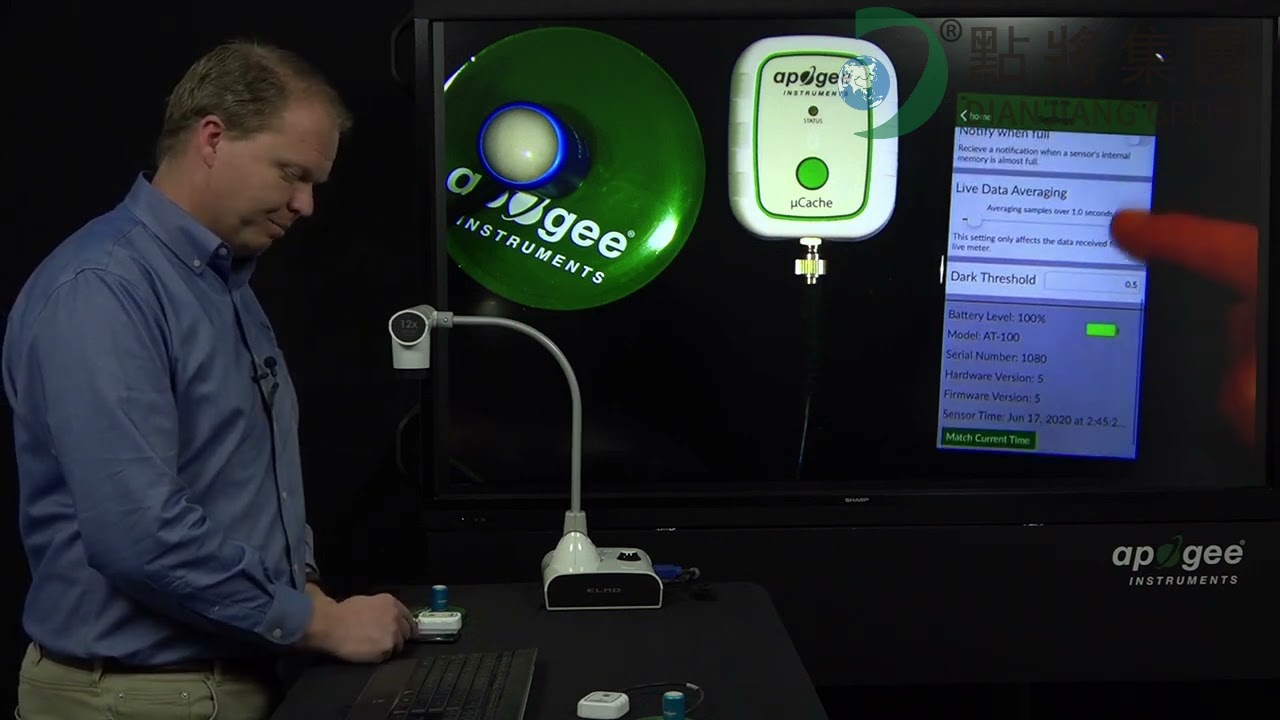 Apogee microCache with Quantum Sensor Quickstart Guide-Apogee