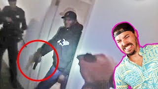 Most Brutal Crossfire Ever Caught On Bodycam
