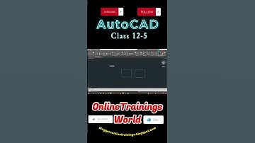 Copy, offset, Explod and Mirror Command in AutoCAD#OnlineTrainingsWorld #bloggersonlinetrainings
