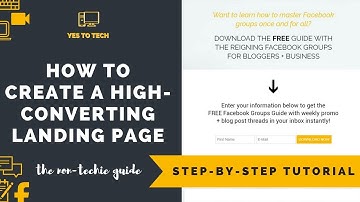 WIX LANDING PAGE TUTORIAL: How To Make A Beautiful Landing Page Wix That Converts | Landing Page Wix