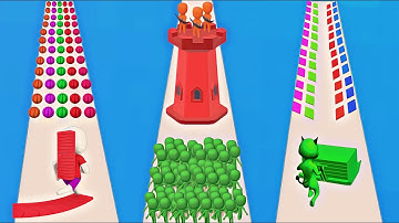 Max Level - Count Master, Bridge Race, Stack colors