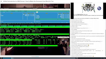 HOPE 2020 (2020): A Brief Introduction to GNU Screen - How to Make the Command Line Work for You