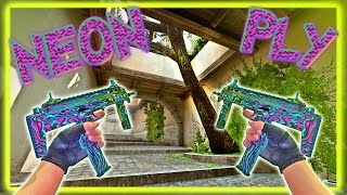 MP7 | Neon Ply - CS:GO Skin Preview