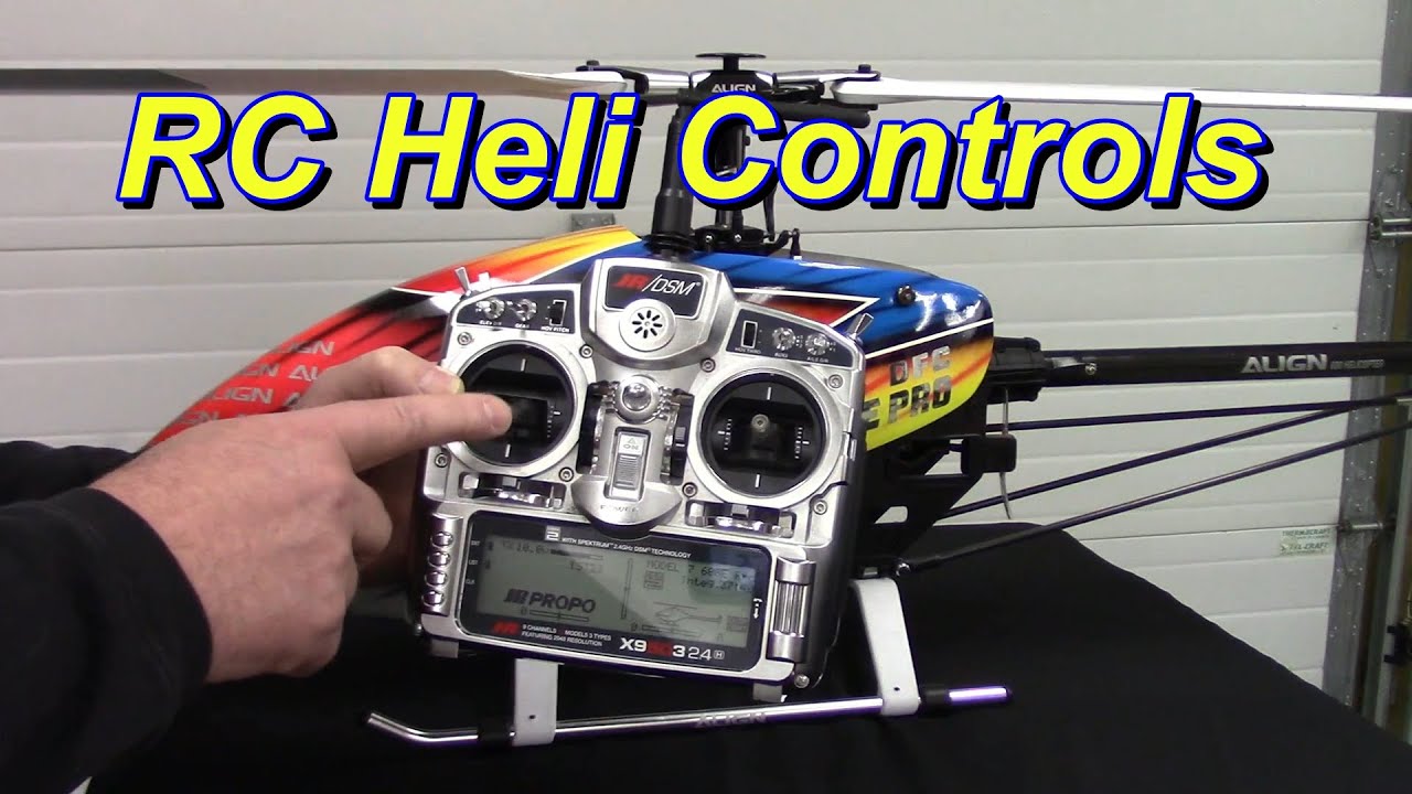 Rc Helicopter Controls Explained - Cyclic, Collective, Tail Rotor, Throttle.