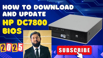 How to Create a BIOS Firmware update with hard drive #hp7800 #bioshock