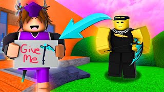 MM2 But Whatever I DRAW, YOU DO!  (Murder Mystery 2) *Funny Moments*