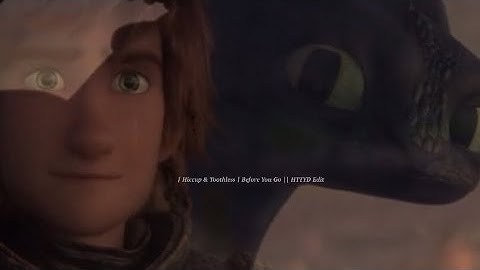 [ Hiccup & Toothless ] Before You Go || HTTYD Edit
