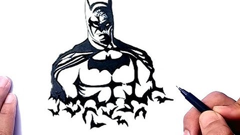 How to Draw Batman - Step by Step video tutorial