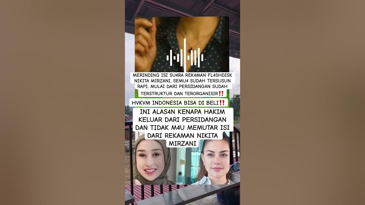 MERINDING ISI SU4RA TEKAMAN FLASHDISK NIKITA MIRZANI‼️#viral #nikitamirzani #rezagladys #trending